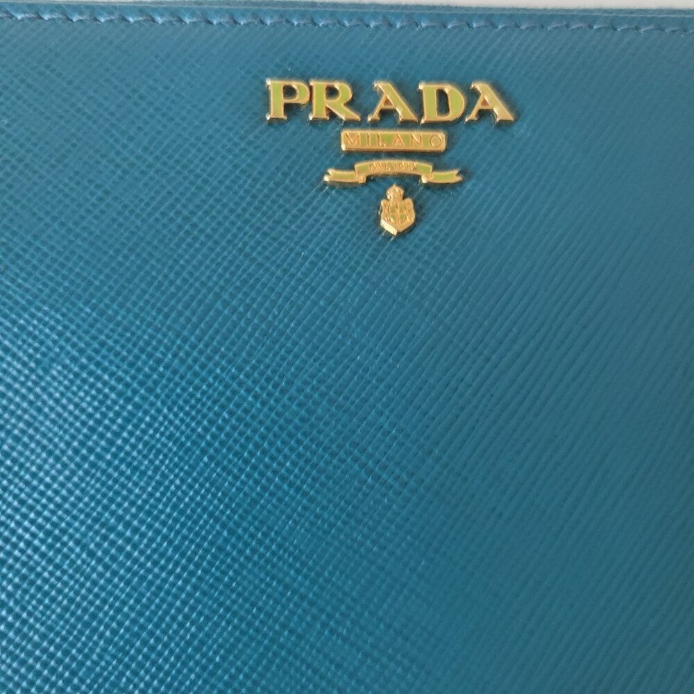 PRADA Saffiano Leather Zip-around Wallet  - Picture 8 of 11